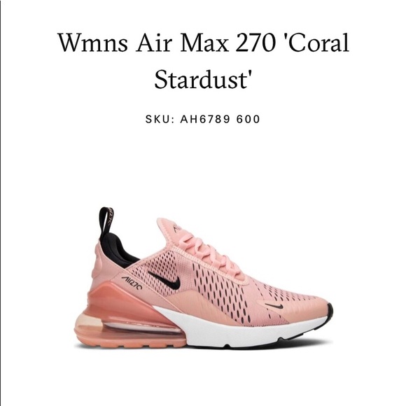 air max 270 coral stardust